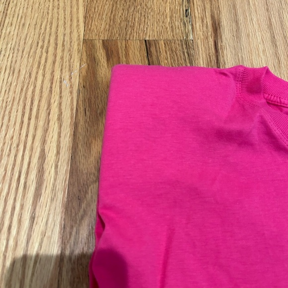 Zara Fuchsia Crew Neck Tee - Picture 2 of 5